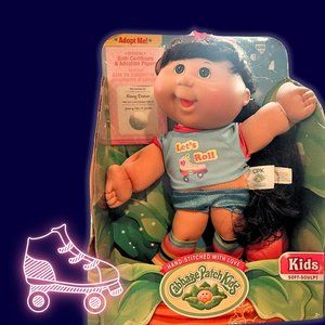 Cabbage Patch Kids Doll Marcy Desiree + Roller Skates | Sculpt Body | Vinyl Head